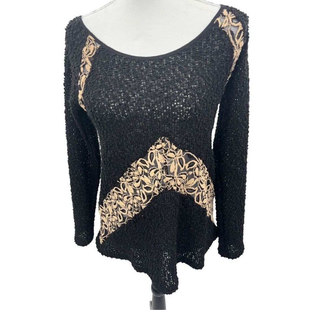 Areve sweater sash can tied I. The front or back size small